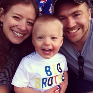Luke's first Cubs game today! and probably the only one for a while since our family will be expanding in October.